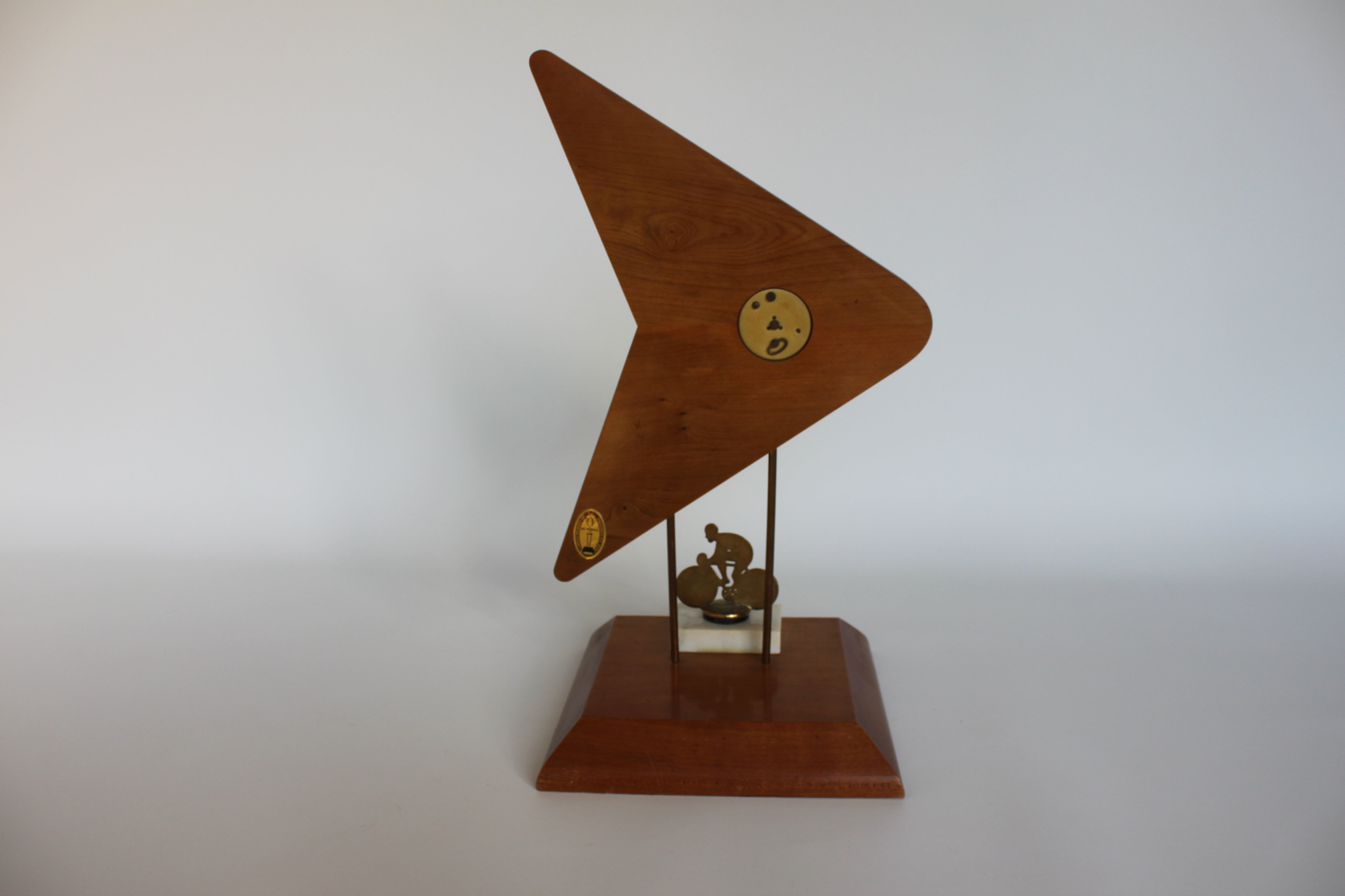 1969 Gordon Johnson Australian Cyclist Award Trophy – Rare Cycling Collectible