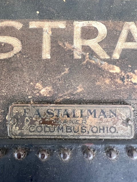 **F.A. Stallman Wardrobe Steamer Trunk — Early 1900s