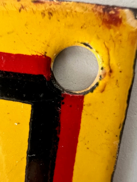 Raleigh the all steel bicycle original enamel sign