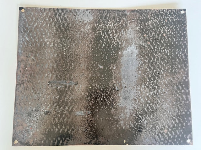 Raleigh the all steel bicycle original enamel sign - back