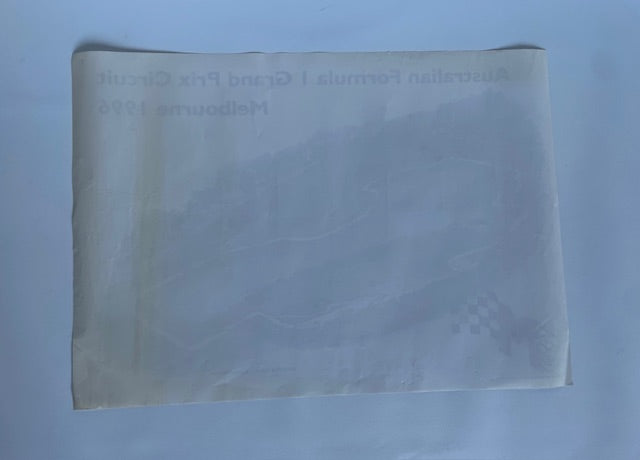 Inaugural Australian Grand Prix, Melbourne (1996) — Albert Park Circuit Poster