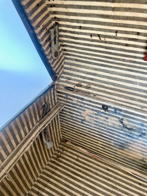 **Small French Travel Case — c.1890–1910 (Belle Époque Period)