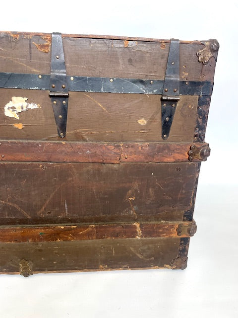 Antique “Neverbreak” Steamer Trunk by J. Goldsmith & Son (c. 1910–1925)