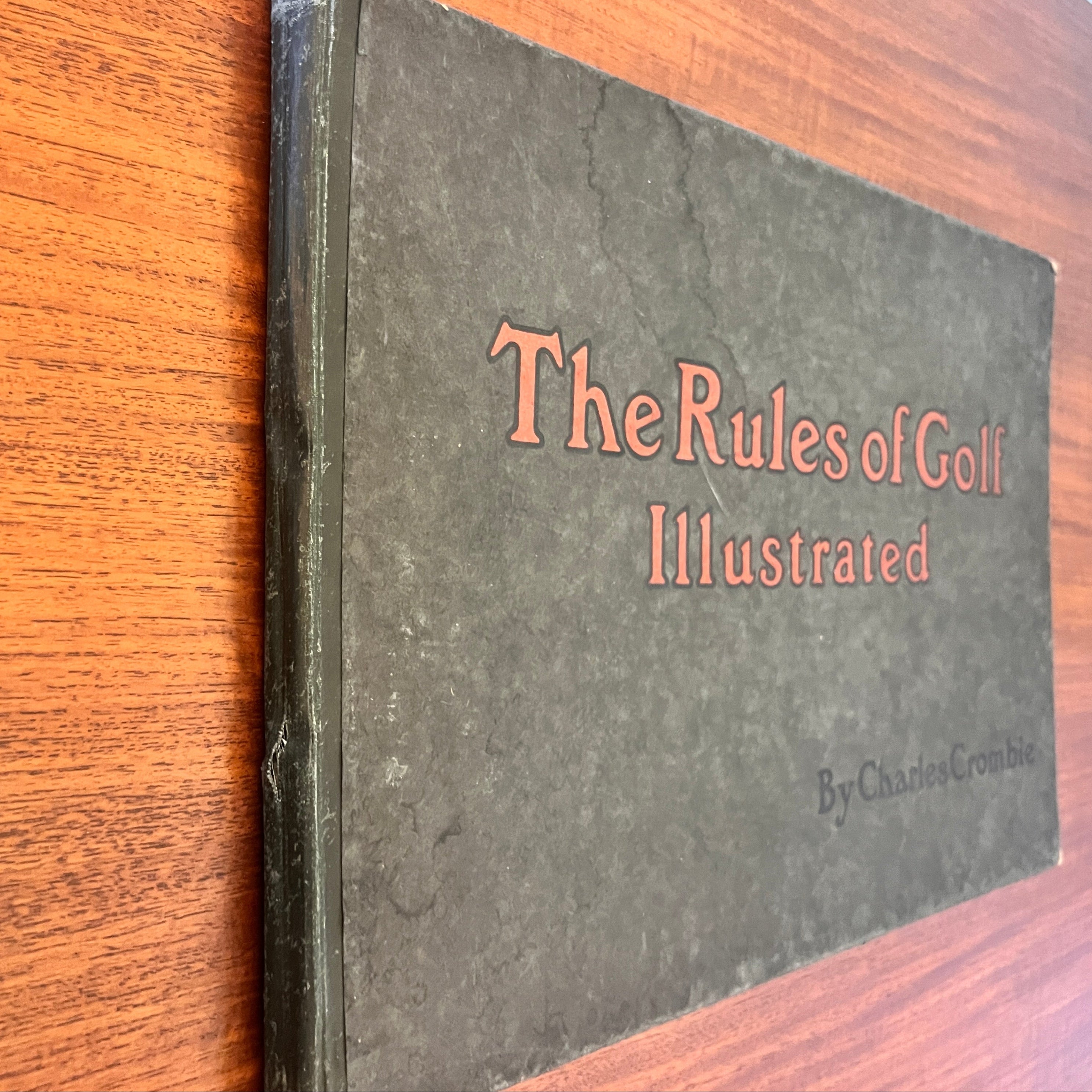 Rare book. "Rules of Golf" by Charles Crombie, Perrier Edition (1905)