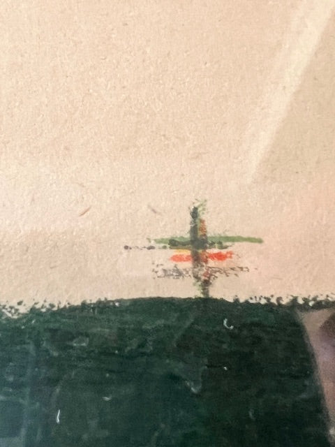 Leonetto Cappiello for Cachou Lajaunie pastilles original large format lithograph detail