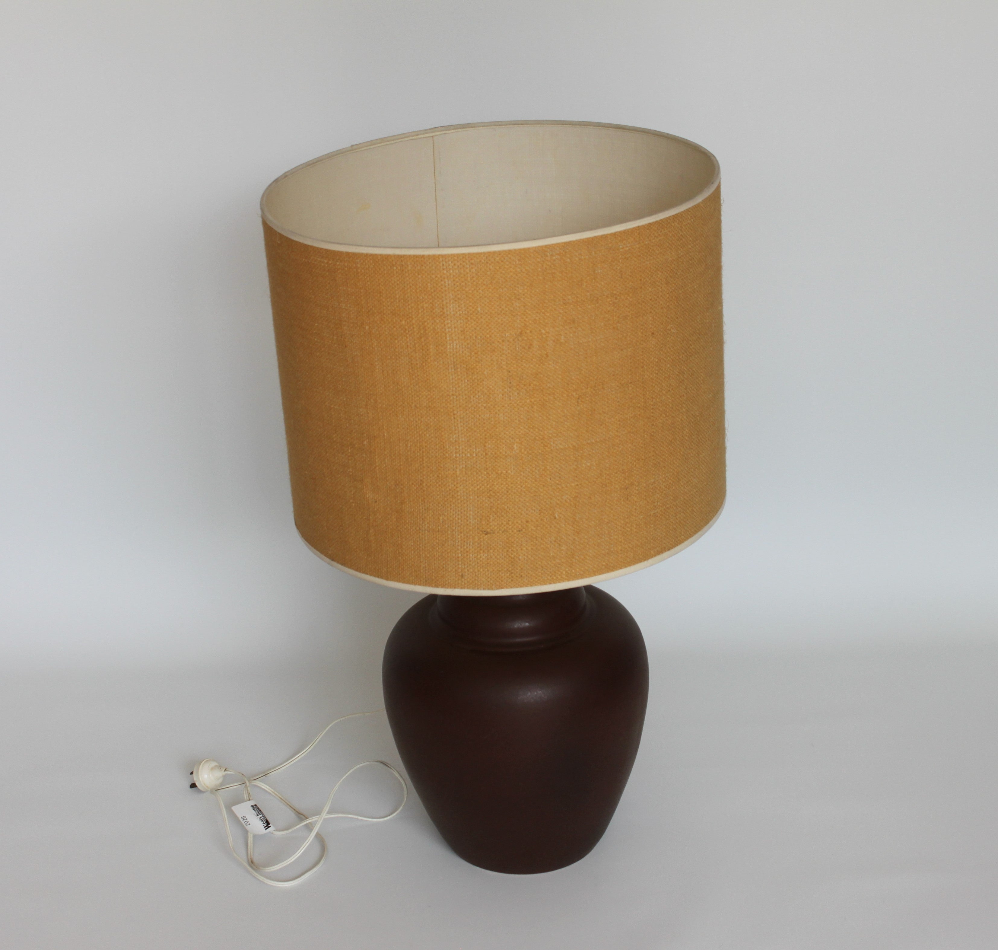 Mid-Century Ceramic Table Lamp — 1960s–70s