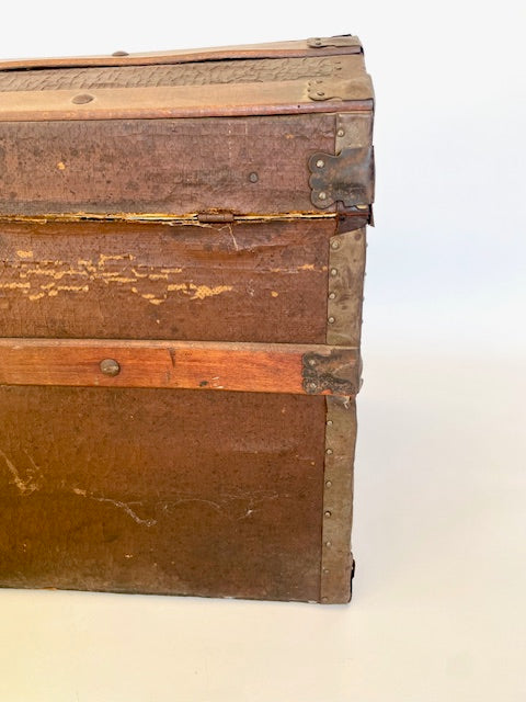 **Dome-Top Travel Trunk — c.1880–1920