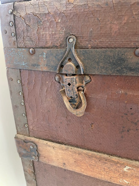 **Dome-Top Travel Trunk — c.1880–1920