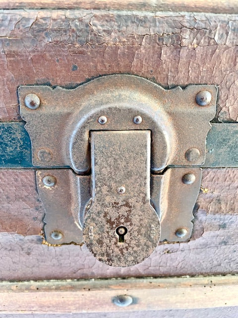 **Dome-Top Travel Trunk — c.1880–1920