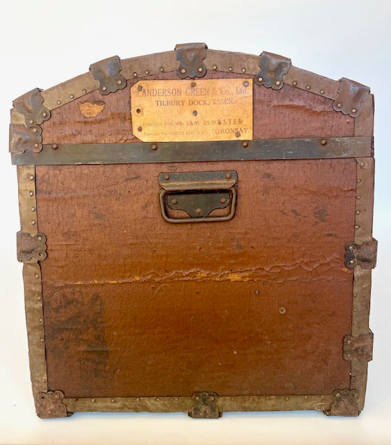 **Dome-Top Travel Trunk — c.1880–1920