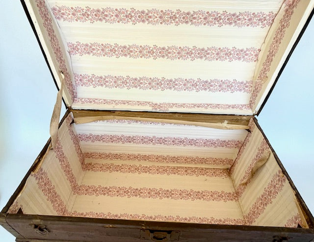 **Dome-Top Travel Trunk — c.1880–1920