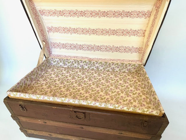 **Dome-Top Travel Trunk — c.1880–1920