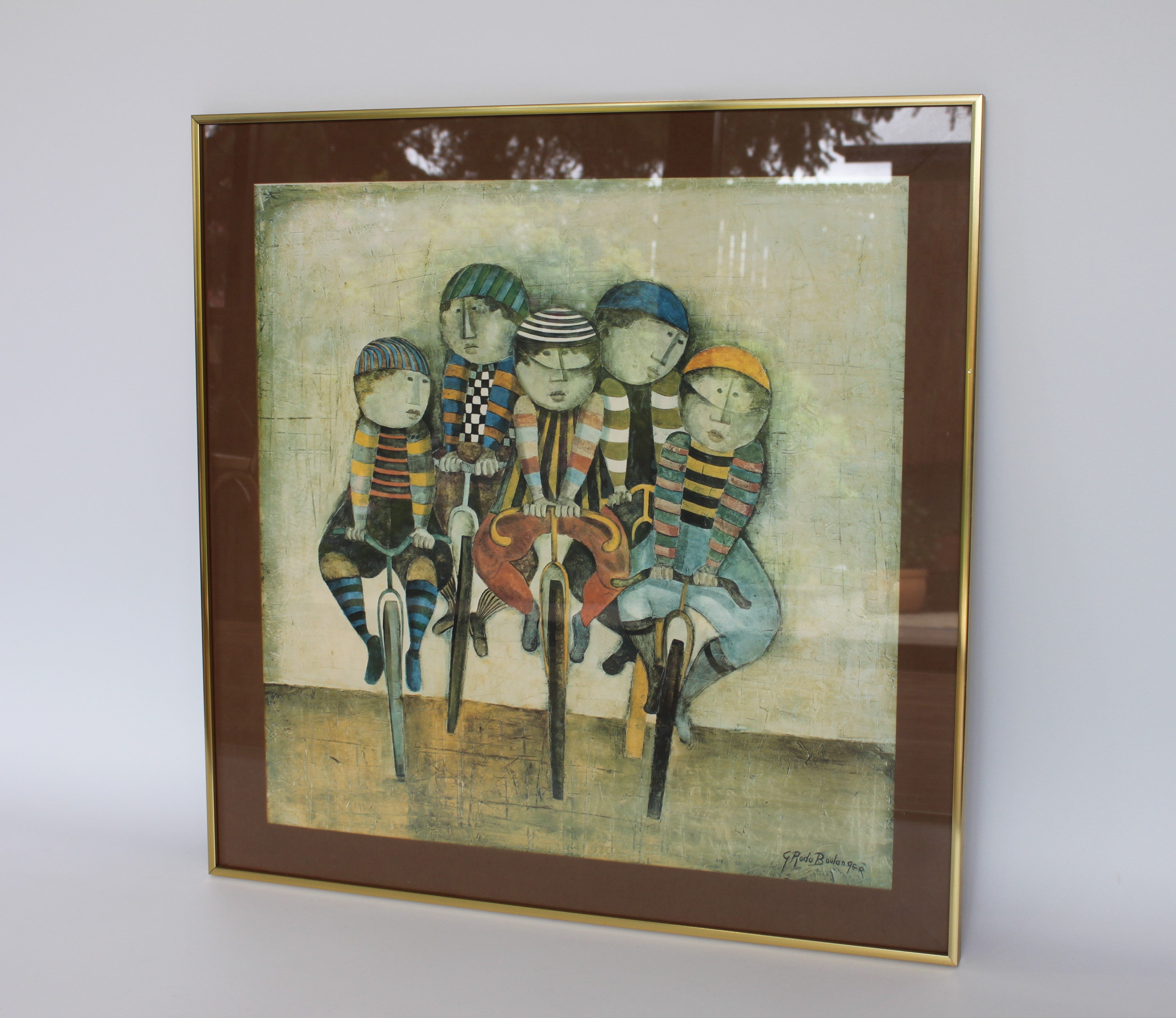 Graciela Rodo Boulanger – “Tour de France” (Reprint) — Framed Art Poster