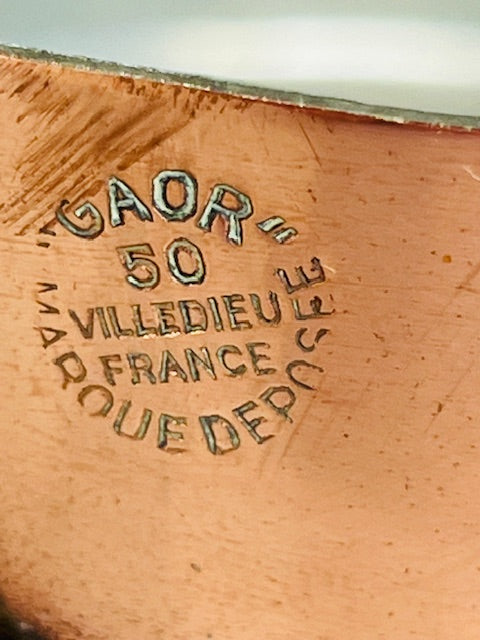 **French Copper Saucepan Set (5-Piece) — GAOR, Villedieu-les-Poêles