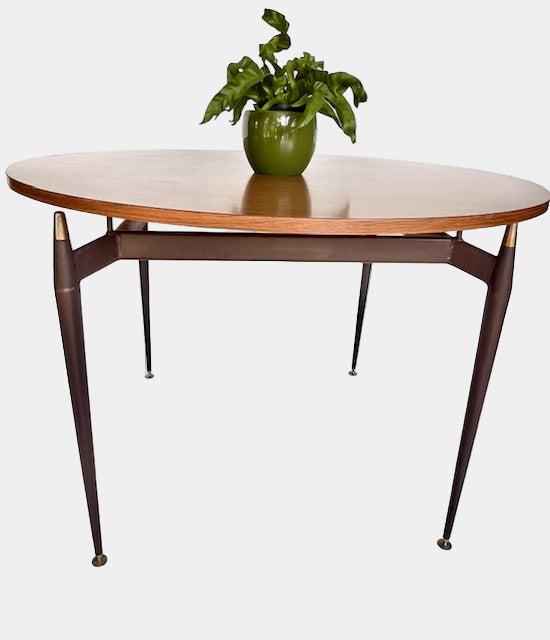 Australian mid-century Grant Featherston Aristoc Scape table with laminate top and metal legs