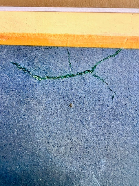 Large-format original Now for a KB Lithograph.  Linen backed