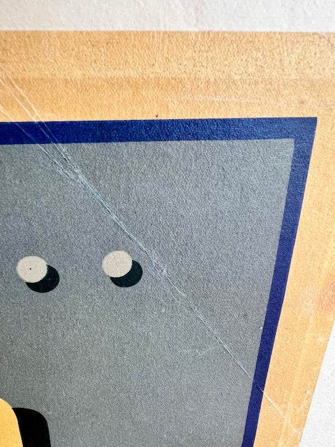 Large format original Resche's Pilsner Lithograph 1950s