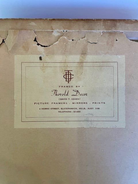 Toohey’s Oatmeal Stout (c.1930s) — Original Australian Lithographic Advertising Poster by Walter Jardine (signed)