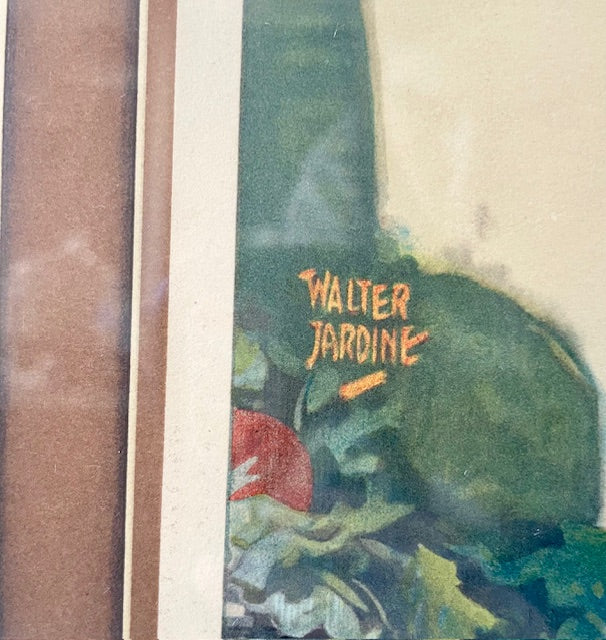 Toohey’s Oatmeal Stout (c.1930s) — Original Australian Lithographic Advertising Poster by Walter Jardine (signed)