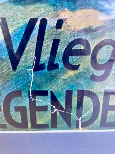 🛩️ KLM “De Vliegende Hollander” Vintage Airline Poster — Designed by Jan Wijga