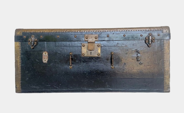 **Small French Travel Case — c.1890–1910 (Belle Époque Period)