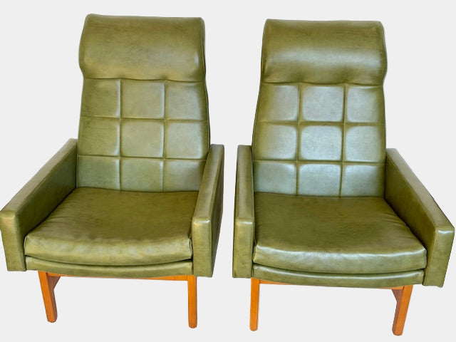 c.1964 Flerline Armchairs by FLER Furniture, Melbourne (Pair)