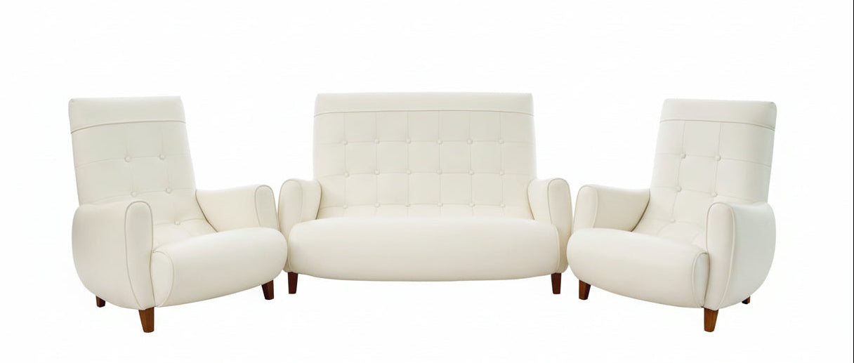 sleepy hollow midcentury lounge suite white