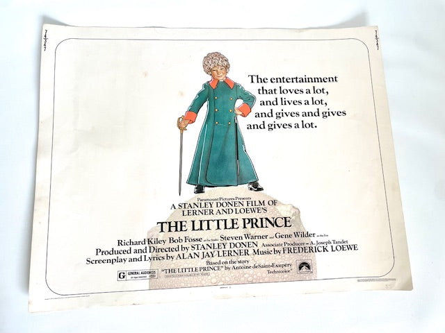 🎬 “The Little Prince” (Paramount Pictures, 1974).  Original US Half-Sheet Movie Poster