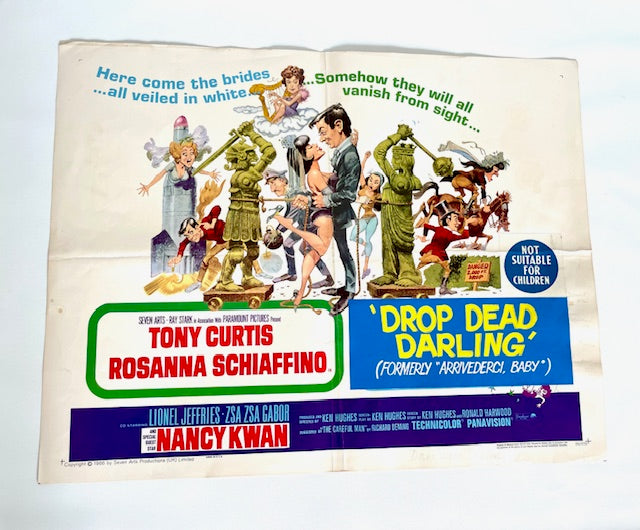 Drop Dead Darling (1966) – Original U.S. Half-Sheet Poster