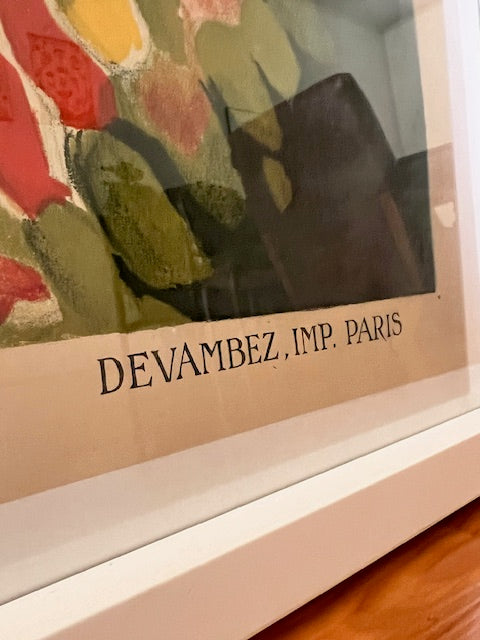 Leonetto Cappiello for Cachou Lajaunie pastilles original large format lithograph printer