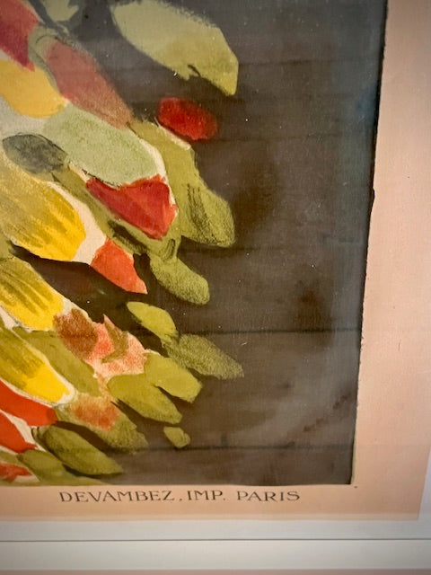 Leonetto Cappiello for Cachou Lajaunie pastilles original large format lithograph printer