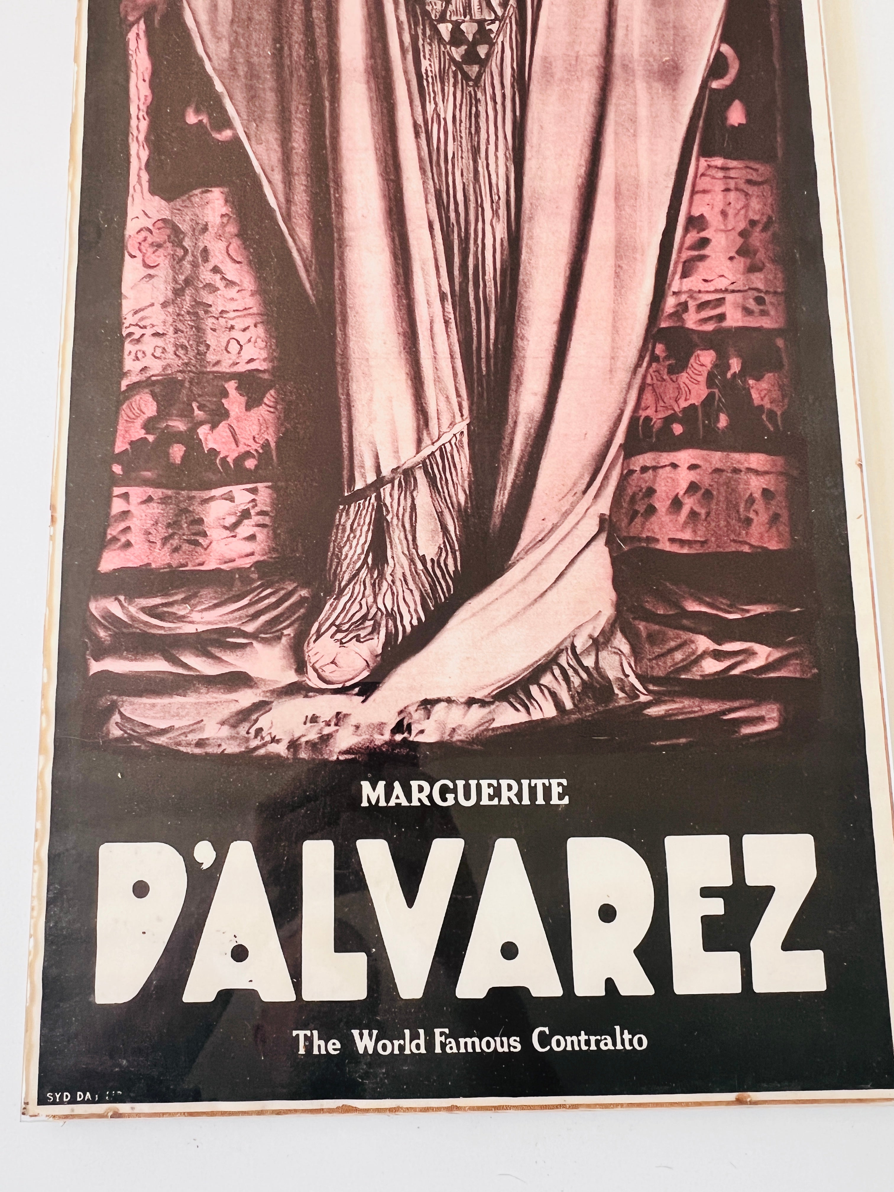 Rare early theature poster Melbourne early 20th century