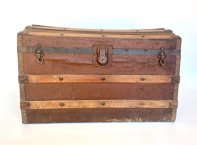 **Dome-Top Travel Trunk — c.1880–1920